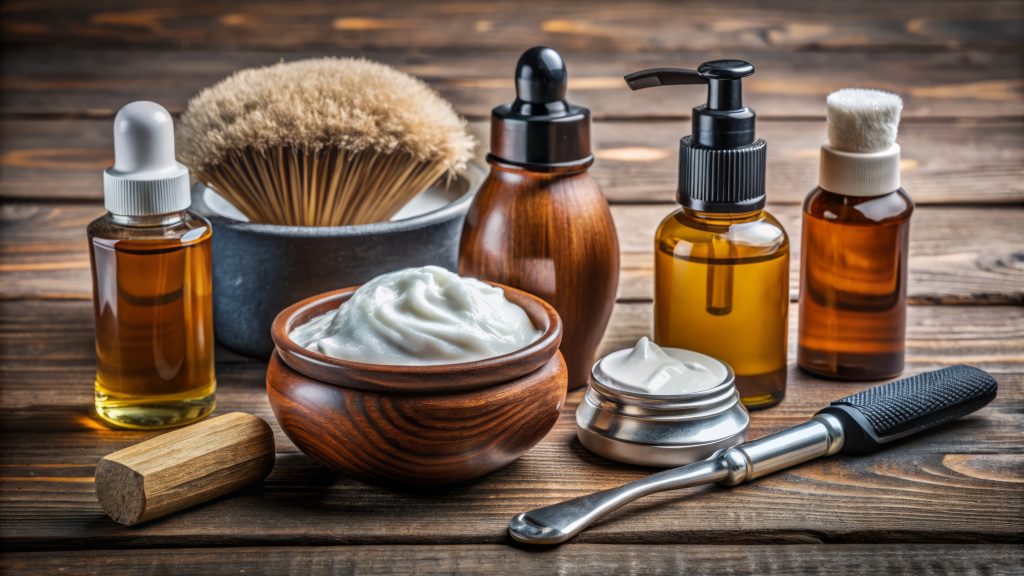 Image of male self-care products